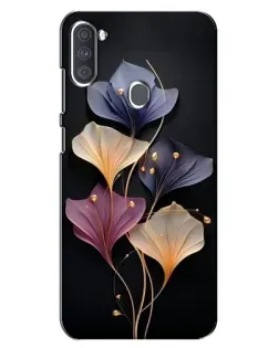 Чехол для Samsung Galaxy A11 (A115) с картинкой «Лиловые цветы грации»