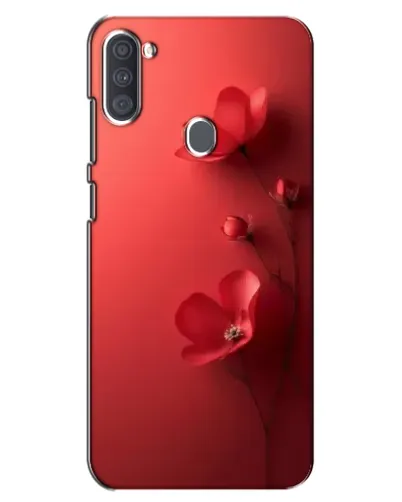 Чехол для Samsung Galaxy A11 (A115) с картинкой «Маковые соцветия»