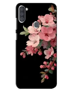Чехол для Samsung Galaxy A11 (A115) с картинкой «Розовая ветка сакуры»
