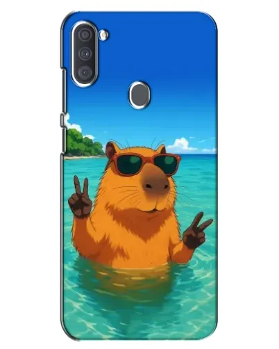 Чехол для Samsung Galaxy A11 (A115) с картинкой «Морская капибара» Чехол для Samsung Galaxy A11 (A115) с картинкой «Морская капибара»