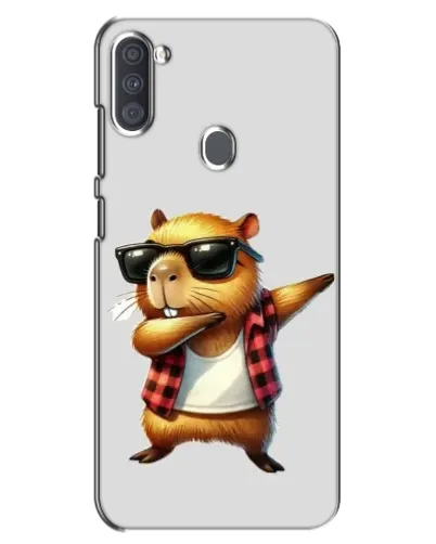 Чехол для Samsung Galaxy A11 (A115) с картинкой «Капибара рэпер даб» Чехол для Samsung Galaxy A11 (A115) с картинкой «Капибара рэпер даб»