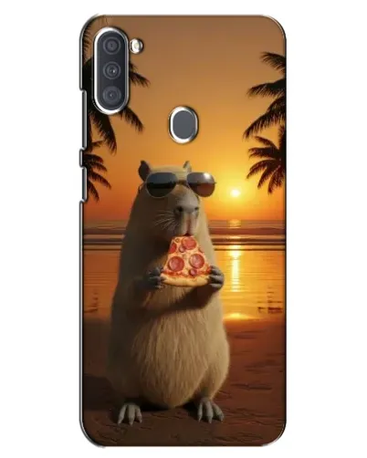 Чехол для Samsung Galaxy A11 (A115) с картинкой «Капибара с пиццей» Чехол для Samsung Galaxy A11 (A115) с картинкой «Капибара с пиццей»