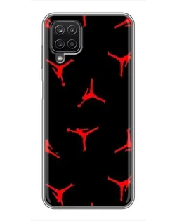 Чехол для Samsung Galaxy A12 с картинкой «Jordan Red Pattern» Чехол для Samsung Galaxy A12 с картинкой «Jordan Red Pattern»