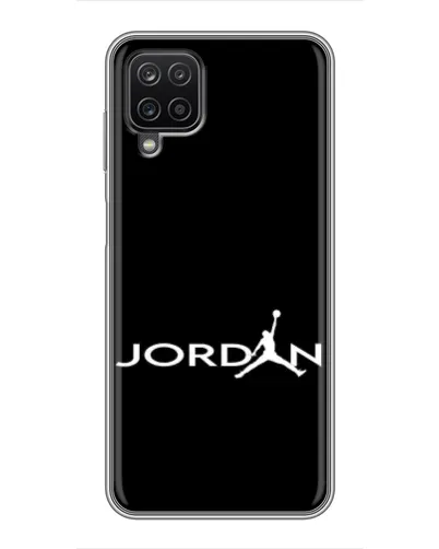 Чехол для Samsung Galaxy A12 с картинкой «Jordan White Logo» Чехол для Samsung Galaxy A12 с картинкой «Jordan White Logo»