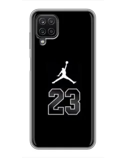 Чехол для Samsung Galaxy A12 с картинкой «Jordan Flight 23» Чехол для Samsung Galaxy A12 с картинкой «Jordan Flight 23»