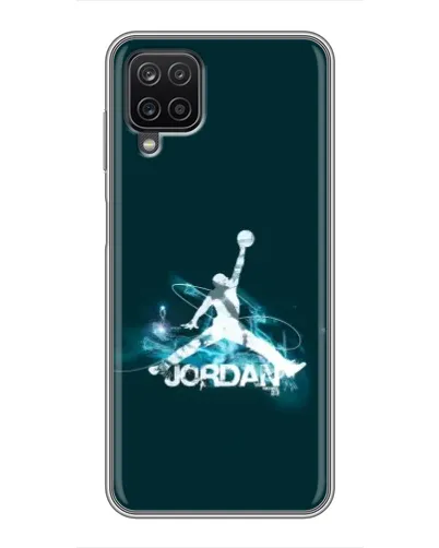 Чехол для Samsung Galaxy A12 с картинкой «Jordan Blue Fire» Чехол для Samsung Galaxy A12 с картинкой «Jordan Blue Fire»