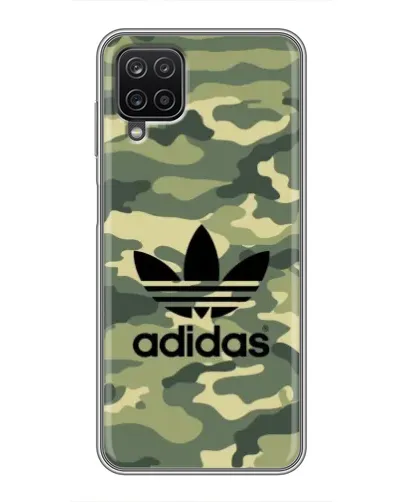 Чехол для Samsung Galaxy A12 с картинкой «Милитари стиль Adidas» Чехол для Samsung Galaxy A12 с картинкой «Милитари стиль Adidas»
