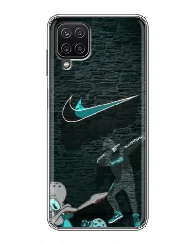 Чехол для Samsung Galaxy A12 с картинкой «Спортивный арт Nike»