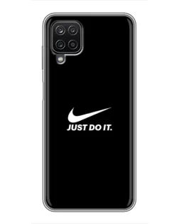Чехол для Samsung Galaxy A12 с картинкой «Минимализм от Nike» Чехол для Samsung Galaxy A12 с картинкой «Минимализм от Nike»