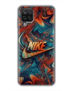 Чехол для Samsung Galaxy A12 с картинкой «Nike в абстракции» Чехол для Samsung Galaxy A12 с картинкой «Nike в абстракции»