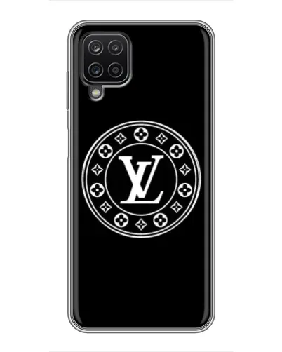Чехол для Samsung Galaxy A12 с картинкой «LV — печать стиля»