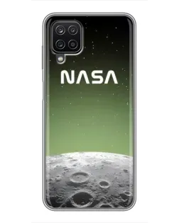 Чехол для Samsung Galaxy A12 с картинкой «NASA — лунный градиент»