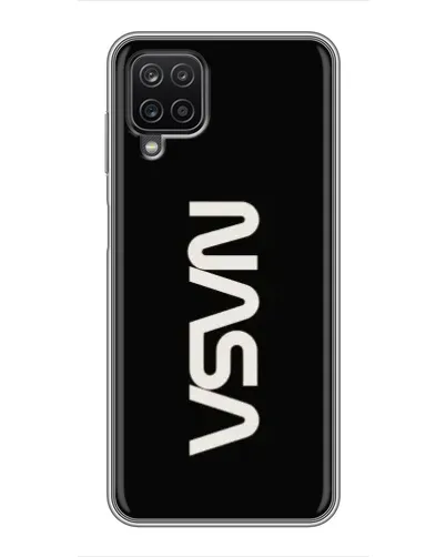 Чехол для Samsung Galaxy A12 с картинкой «NASA — вертикальный логотип» Чехол для Samsung Galaxy A12 с картинкой «NASA — вертикальный логотип»