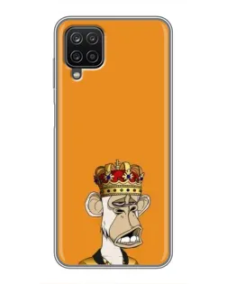 Чехол для Samsung Galaxy A12 с картинкой «Золотая обезьяна Bored Ape»