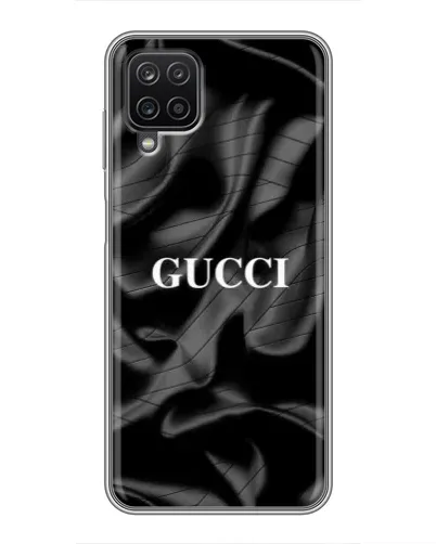 Чехол для Samsung Galaxy A12 с картинкой «Gucci — шелковые волны»