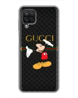 Чехол для Samsung Galaxy A12 с картинкой «Микки Маус Gucci»