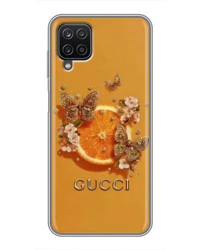 Чехол для Samsung Galaxy A12 с картинкой «Gucci — золотые бабочки» Чехол для Samsung Galaxy A12 с картинкой «Gucci — золотые бабочки»