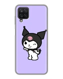 Чехол для Samsung Galaxy A12 с картинкой «Классическая Kuromi»