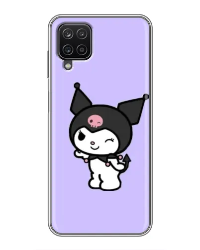 Чехол для Samsung Galaxy A12 с картинкой «Классическая Kuromi»