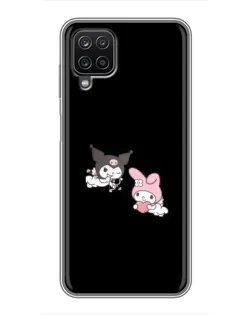Чехол для Samsung Galaxy A12 с картинкой «My Melody и Kuromi»