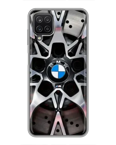 Чехол для Samsung Galaxy A12 с картинкой «BMW — деталь диска» Чехол для Samsung Galaxy A12 с картинкой «BMW — деталь диска»