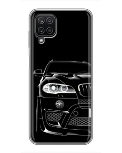 Чехол для Samsung Galaxy A12 с картинкой «Темный силуэт BMW» Чехол для Samsung Galaxy A12 с картинкой «Темный силуэт BMW»