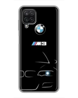 Чехол для Samsung Galaxy A12 с картинкой «Минималистичный принт BMW M3» Чехол для Samsung Galaxy A12 с картинкой «Минималистичный принт BMW M3»