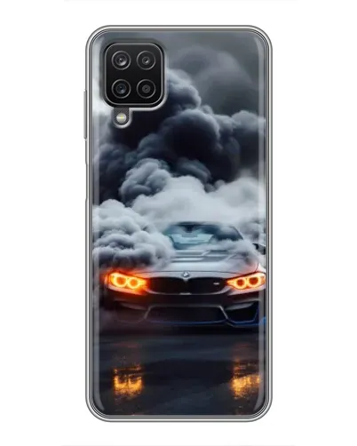 Чехол для Samsung Galaxy A12 с картинкой «BMW в дыму» Чехол для Samsung Galaxy A12 с картинкой «BMW в дыму»