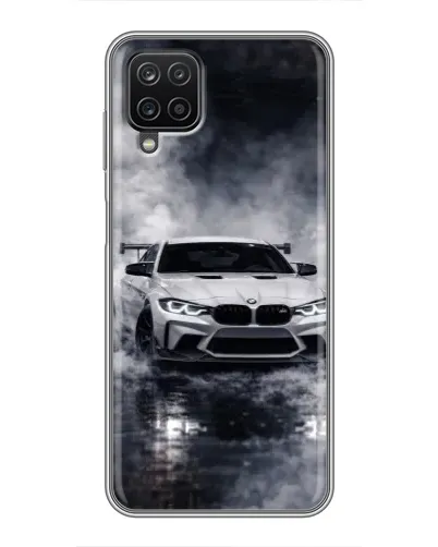 Чехол для Samsung Galaxy A12 с картинкой «BMW сквозь туман» Чехол для Samsung Galaxy A12 с картинкой «BMW сквозь туман»