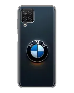 Чехол для Samsung Galaxy A12 с картинкой «Логотип BMW — минимализм» Чехол для Samsung Galaxy A12 с картинкой «Логотип BMW — минимализм»