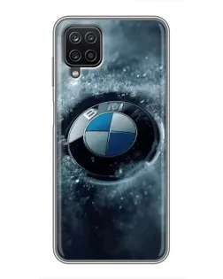 Чехол для Samsung Galaxy A12 с картинкой «Логотип BMW — лед» Чехол для Samsung Galaxy A12 с картинкой «Логотип BMW — лед»