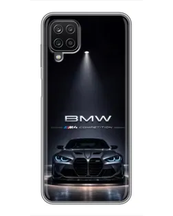 Чехол для Samsung Galaxy A12 с картинкой «BMW сквозь ночной город» Чехол для Samsung Galaxy A12 с картинкой «BMW сквозь ночной город»