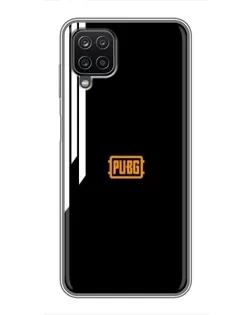 Чехол для Samsung Galaxy A12 с картинкой «PUBG — вертикальные линии»