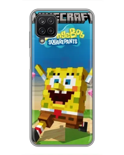 Чехол для Samsung Galaxy A12 с картинкой «Губка Боб Minecraft» Чехол для Samsung Galaxy A12 с картинкой «Губка Боб Minecraft»