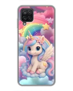 Чехол для Samsung Galaxy A12 с картинкой «Маленький единорог»