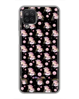 Чехол для Samsung Galaxy A12 с картинкой «Magic Unicorn паттерн»