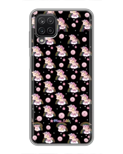 Чехол для Samsung Galaxy A12 с картинкой «Magic Unicorn паттерн»