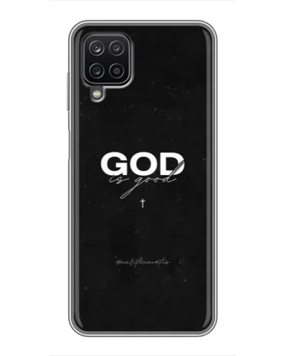 Чехол для Samsung Galaxy A12 с картинкой «GOD — Бог над всем» Чехол для Samsung Galaxy A12 с картинкой «GOD — Бог над всем»
