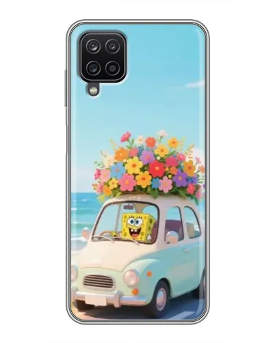 Чехол для Samsung Galaxy A12 с картинкой «Автомобильное путешествие»