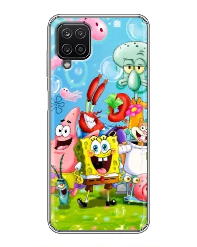 Чехол для Samsung Galaxy A12 с картинкой «Губка Боб и друзья» Чехол для Samsung Galaxy A12 с картинкой «Губка Боб и друзья»