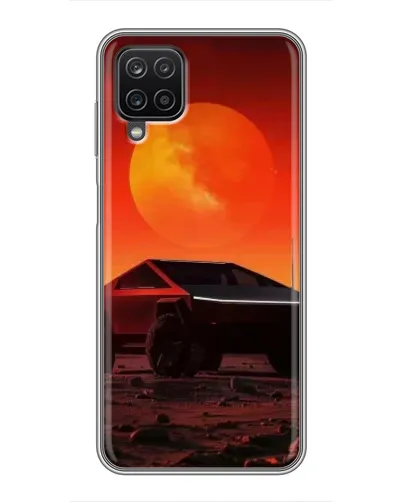 Чехол для Samsung Galaxy A12 с картинкой «Cybertruck на Марсе» Чехол для Samsung Galaxy A12 с картинкой «Cybertruck на Марсе»