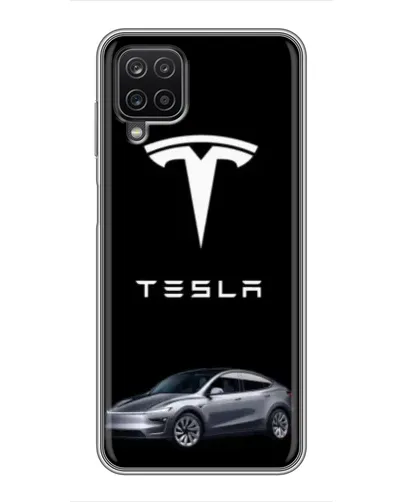 Чехол для Samsung Galaxy A12 с картинкой «Tesla Model Y» Чехол для Samsung Galaxy A12 с картинкой «Tesla Model Y»
