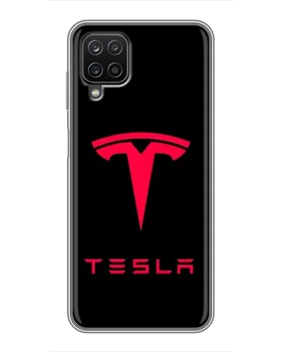 Чехол для Samsung Galaxy A12 с картинкой «Tesla Red Logo» Чехол для Samsung Galaxy A12 с картинкой «Tesla Red Logo»