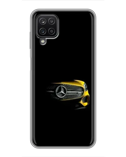 Чехол для Samsung Galaxy A12 с картинкой «Mercedes — ретро стиль»