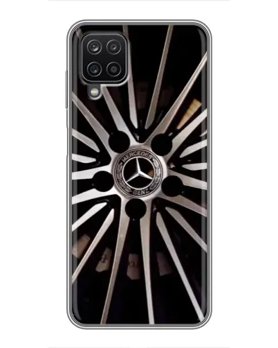 Чехол для Samsung Galaxy A12 с картинкой «Диск Mercedes»