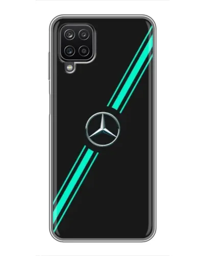 Чехол для Samsung Galaxy A12 с картинкой «Спортивные линии Mercedes» Чехол для Samsung Galaxy A12 с картинкой «Спортивные линии Mercedes»