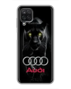 Чохол для Samsung Galaxy A12 з картинкою «Пантера та Audi» Чохол для Samsung Galaxy A12 з картинкою «Пантера та Audi»