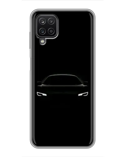 Чехол для Samsung Galaxy A12 с картинкой «Взгляд Audi в темноте»