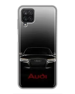 Чохол для Samsung Galaxy A12 з картинкою «Audi — градієнтний контур» Чохол для Samsung Galaxy A12 з картинкою «Audi — градієнтний контур»