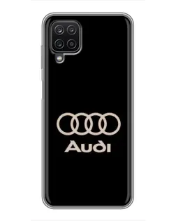 Чохол для Samsung Galaxy A12 з картинкою «Audi — золотий логотип» Чохол для Samsung Galaxy A12 з картинкою «Audi — золотий логотип»